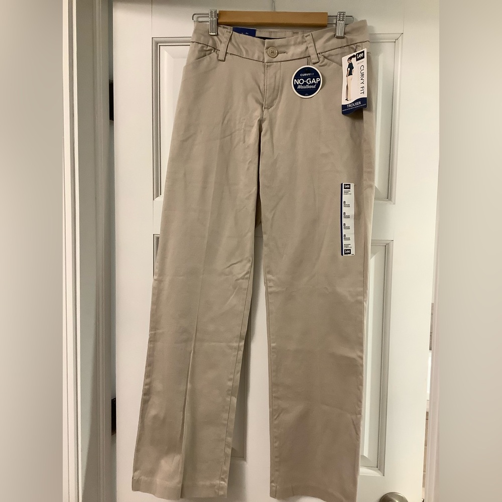 Lee Women’s Modern Series Khaki Curvy No Gap Trousers